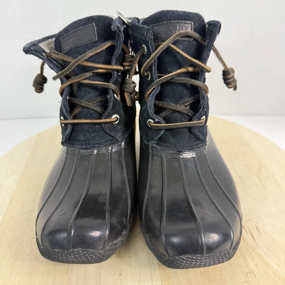 SPERRY Women's Shoes Top-Sider Saltwater Duck Boots Waterproof Outdoor Size 7